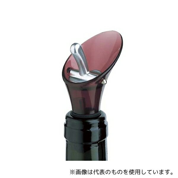 グローバル 6142440 カラー ワインストッパー&ポアラー ワインレッド 8302