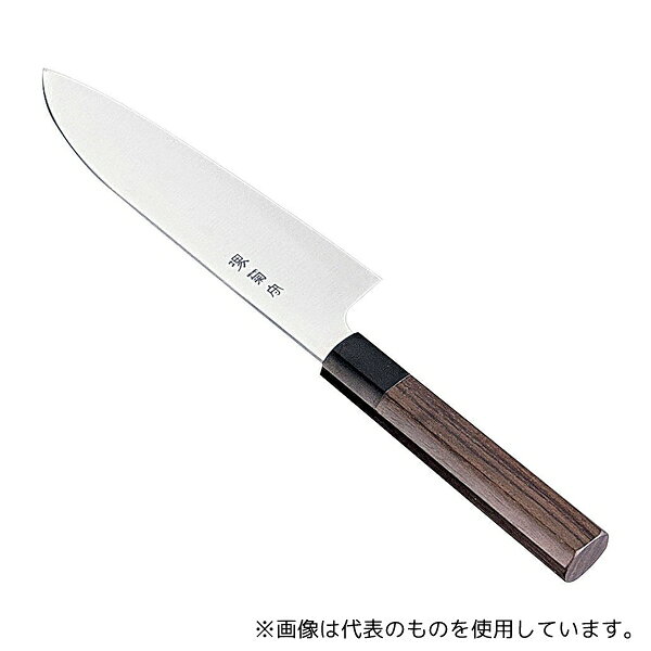 堺菊守 AKKA801 堺菊守 和式 三徳(両刃)紫檀柄 17cm