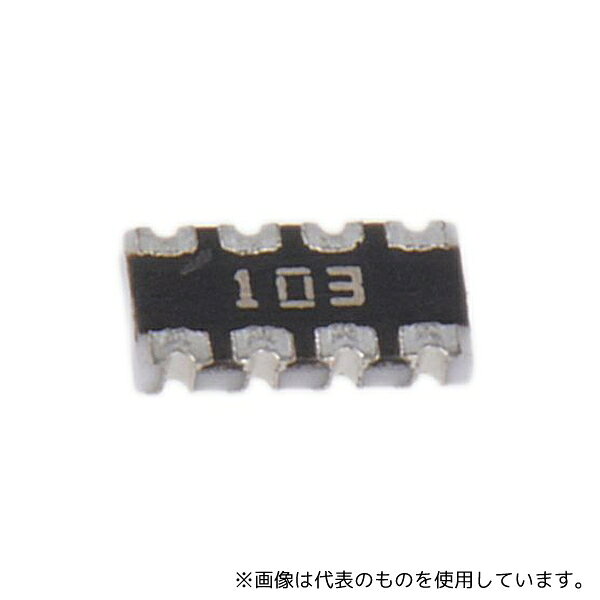 【アズワン AS ONE】汎用器具・消耗品 金属・樹脂実験必需2 実験室必需用品、器具その他 ●チップ抵抗ネットワーク 凹型 CAT16シリーズ ●凹型端子 抵抗値許容差±5% 抵抗範囲:10Ω〜1 MΩ ●Bourns CAT16シリーズチップ抵抗アレイには、4絶縁型素子と8絶縁型素子の2つのタイプがあります。 商品の仕様 ●入数:1袋(50個入) ●抵抗:10kΩ ●抵抗器の数:4 ●パッケージ/ケース:1206 (3216M) ●定格電力:0.25W ●終端スタイル:凹型 ●許容差:±5% ●ケーススタイル:モールド ●1素子当りの定格電力:0.062W ●回路図:ISOL ●長さ:3.2mm ●奥行き:1.55mm ●高さ:0.5mm ●寸法:3.2×1.55×0.5mm ●シリーズ:CAT16 ●端子数:8 ●RoHS適合状況:適合 ●コード番号:522-5412 ●JANコード：0 【※ご注意ください】商品は代表の画像を使用しています。