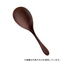 江部松商事 6224570 耐熱ビッグスプーン チーク刷毛目 1500433