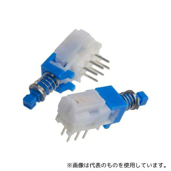 Alps Electric SPUJ190900 押しボタンスイッチ 100 mA @ 30 V dc ラッチ PCB 双極...