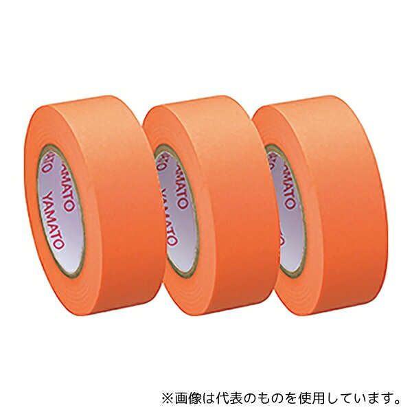 Stationeries （Talents） - ヤマト(文具) RK-15H-OR メモックロールテープ蛍光カラー詰替用 15mm×10m オレンジ 1個(3巻入)