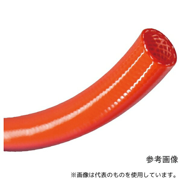 トヨックス HB-6-15 エアーホース(ポリウレタン製耐圧ブレードホース) ヒットホース 内径6.5mm×外径10mm 長さ15m(4.0)