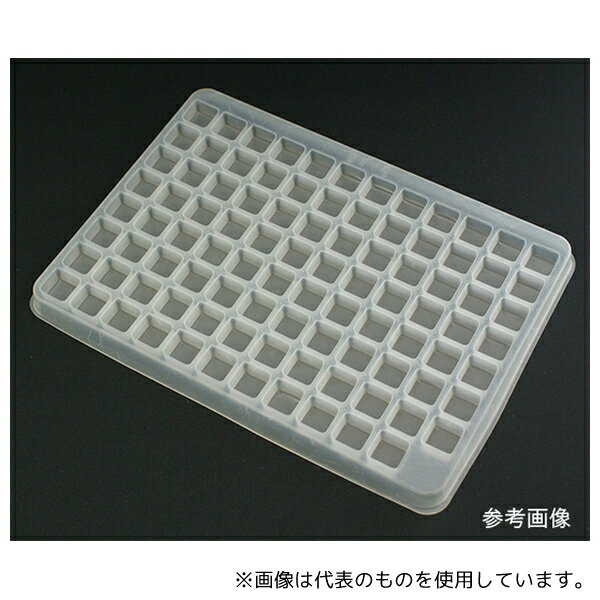 アズワン OTK-124 オープントレー(5枚入) PS 230×185×12mm 15×10列