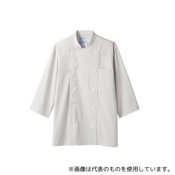 【アズワン AS ONE】分析・特殊機器 滅菌、消毒、衛生機器・用品 滅菌、消毒、衛生関連用品 ●気軽に着られて特別感を味わえる、淡いカラーの涼感生地。 商品の仕様 ●素材:コードレーンポリエステル65%綿35% ●男女兼用※前合わせは、右前、左前どちらでも着用可能です。 ●着丈:72 ●バスト:112 ●肩巾:46 ●袖丈:45 ●サイズ:L ●色:グレー ●JANコード：4560315372408 【※ご注意ください】商品は代表の画像を使用しています。