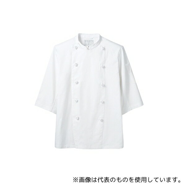 住商モンブラン KS6623-2 M コックコート男女兼用7分袖 白