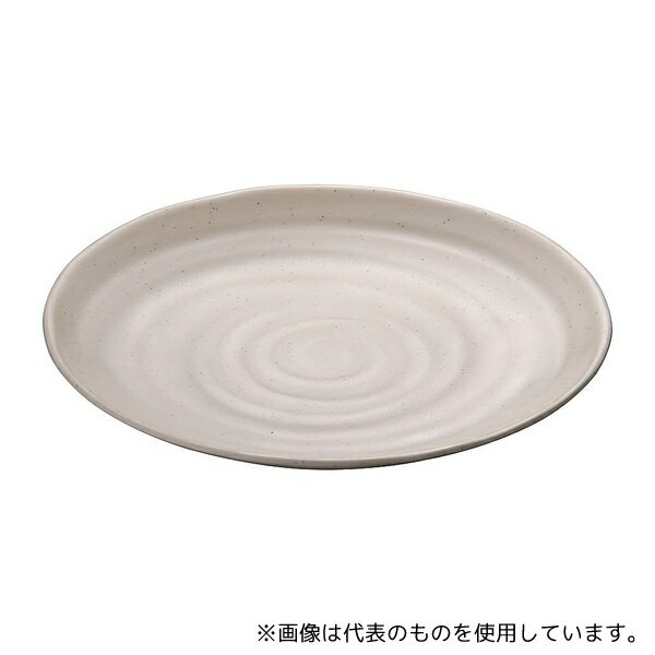 マイン RMI6401 メラミンウェア 白 丸皿 24cm