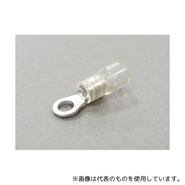 ニチフ端子工業 TMEX1.25-3-CLR 環境配慮形絶縁被覆付丸形端子 100個入