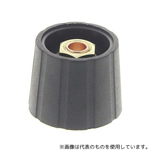 Sifam S210006-BLK ポテンショメータノブ 6mm 1袋(10個入)