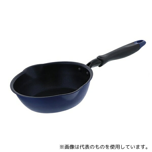 ベストコ ND-4286 鍋にも使える極深ブルーダイヤモンドコートプレミアムIHフライパン 20cm