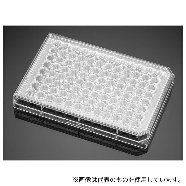 Corning(Falcon) 351177 ノントリートメントプレート 96ウェル U底 フタ付き 1ケース(1個×50パック入)