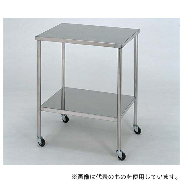 柏ステンレス工業 ステンレスワコ゛ンMA-2F-L ステンレスワゴン 機械卓子L(枠無) 2段