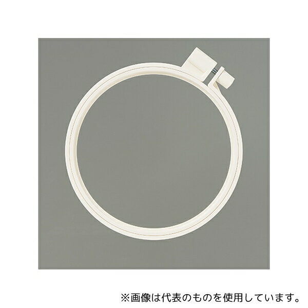 クロバー 57262 カラフル刺しゅう枠 アイボリー(12cm)