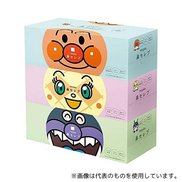 王子ネピア 62650 アンパンマン鼻セレブ 180組(3箱入)