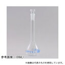 ISOLAB メスフラスコ 白 ガラス栓付 200mL NS14/23