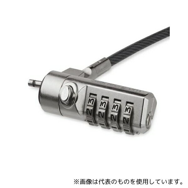 StarTech.com LTLOCK4D ノートパソコン盗難防止セキュリティワイヤーロック/2m/4桁ダイヤル錠/標準セキュリティスロット搭載機器に対応/ビニールコーティング対応ノートPC防犯ワイヤーロック