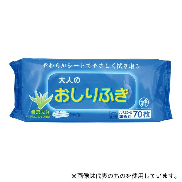 協和紙工 03-026 大人のおしりふき 1袋(70枚入)