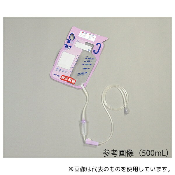 ニプロ 60-100 経腸栄養バッグ ジッパータイプ EOG滅菌済 500mL 25枚入