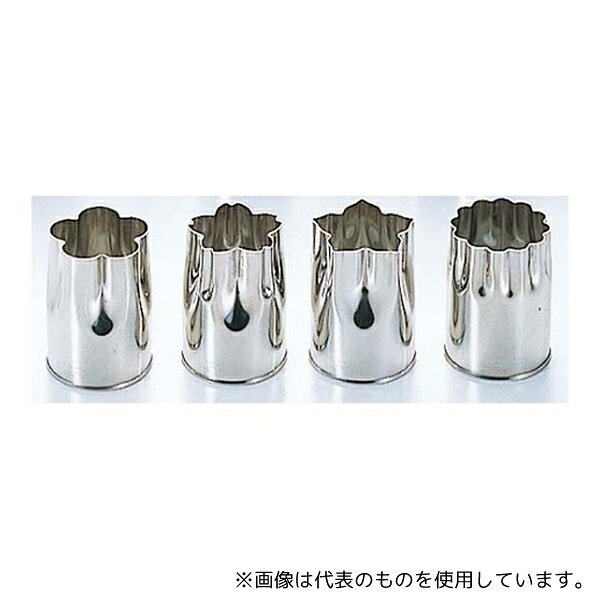 霜鳥製作所 542800 18-8 野菜抜型 4Pcsセ