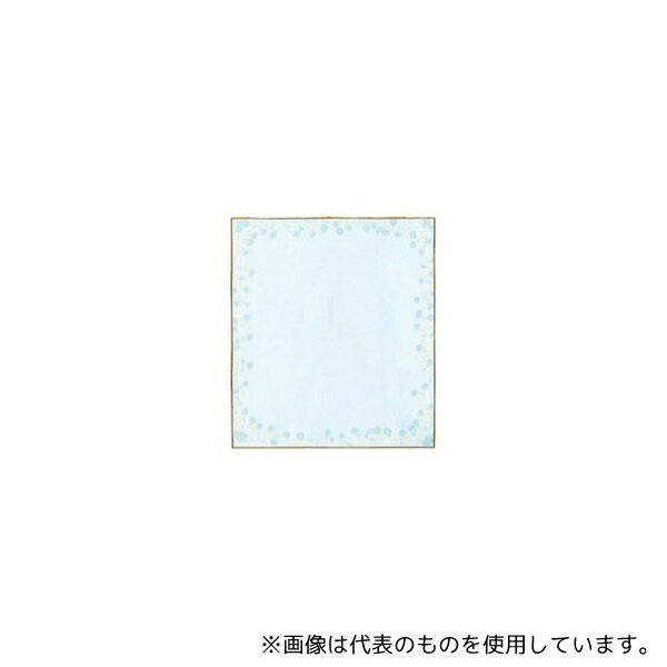 デザインフィル 33123006 色紙 小花柄 ブルー