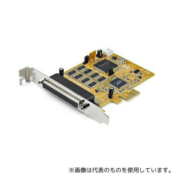 StarTech.com PEX8S1050 シリアル8ポート増設PCI Expressインターフェースカード/16C1050 UART内蔵/8x RS232C PCIe拡張カード/15kV ESD保護/Windows&Linux対応