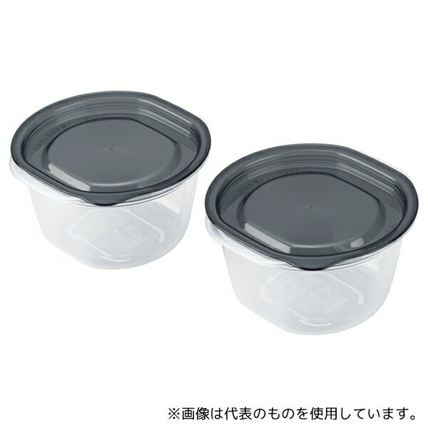 イノマタ化学 #1818 楽ちんパックごはん大盛り2個組 クリアーブラック