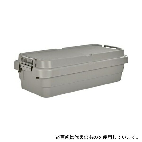 トラスコ中山 GYCFL-70 トランクカーゴ フラット天板仕様 浅型 40L グレー