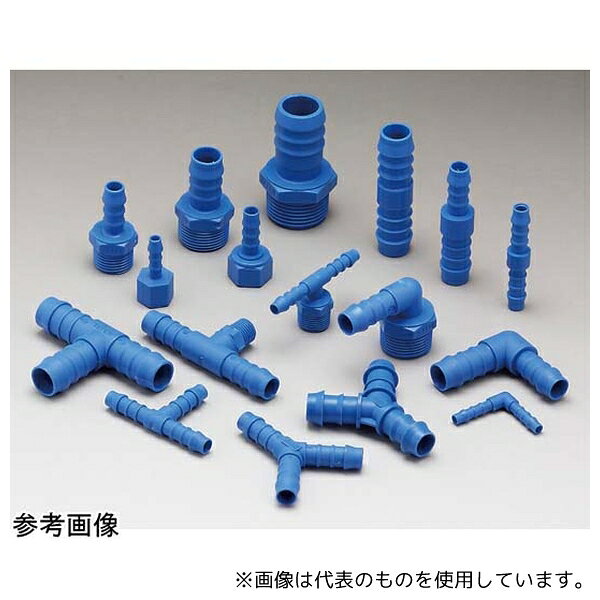 セミプロDIY店ファーストのアズワン NHM-0406 TEFEN ナイロン66 タケノコ継手 オスストレート 4mm×R1/8｜アングル2