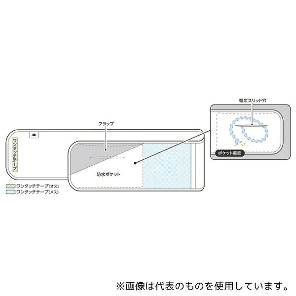 オオサキメディカル 70947 ポケット付胃ろう用腹帯 M 2