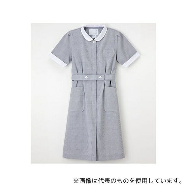 【アズワン AS ONE】汎用器具・消耗品 保護・手袋・ウエア2 白衣、ウェアー ●大人っぽいグレンチェック柄に甘さのある白の襟型と白のカフスで、清楚感と若々しさを出しています。 ●伝統的で品位のあるグレンチェック柄です。 ●業務用洗濯にも...