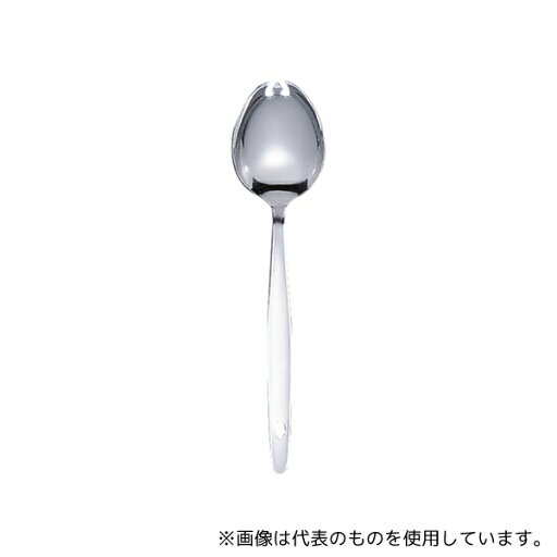 エムテートリマツ 松印18-0給食用先割スプーン(穴明) 150mm エムテートリマツ 松印18-0給食用先割スプーン(穴明) 150mm