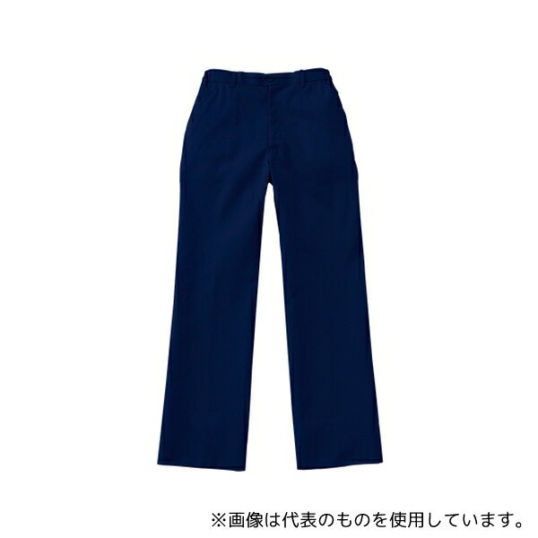 KAZEN APK600-8 3L チノパン(男女兼用) ネイビー 3L