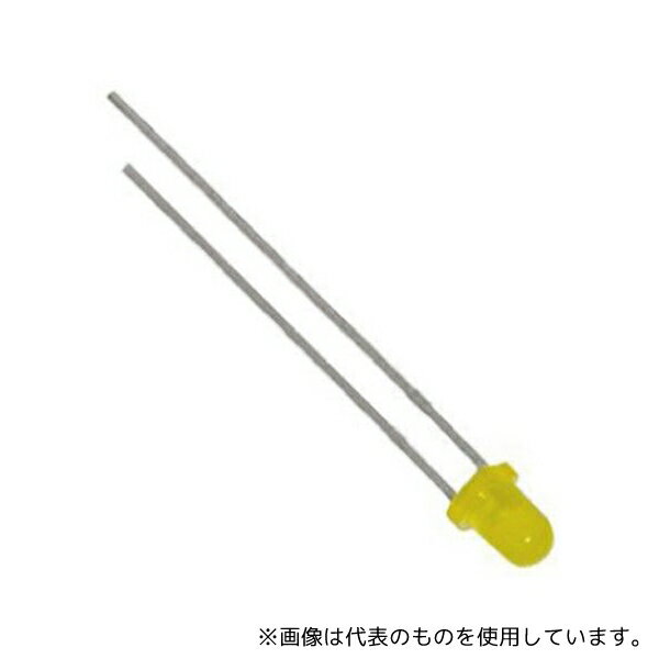 Kingbright L-7104YD 可視光LED 黄 588 nm 3 mm (T-1) Round シリーズ 1袋(100個入)