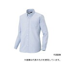 アイトス 7870-107-4L メンズ長袖オックスボタンダウンシャツ サックスストライプ 4L