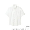 アイトス 7873-001-L レディース半袖オックスボタンダウンシャツ ホワイト L