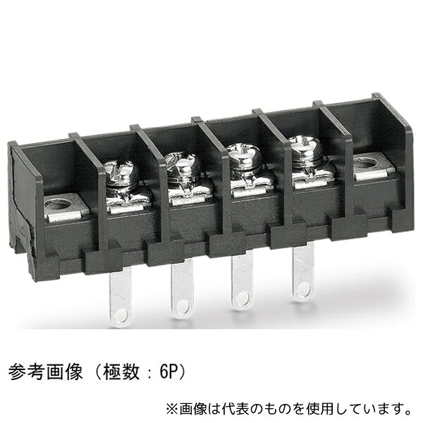 サトーパーツ ML-51-S1AXF-2P ネジ式端子台 端子間ピッチ10.16mm 底面絶縁物無し はんだ付け端子 取付孔有り 角座金付きネジ 2P