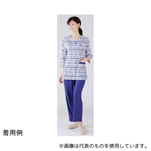 セルヴァン 45201881 小柄な私の花やか楽ちんパジャマ パープル MP
