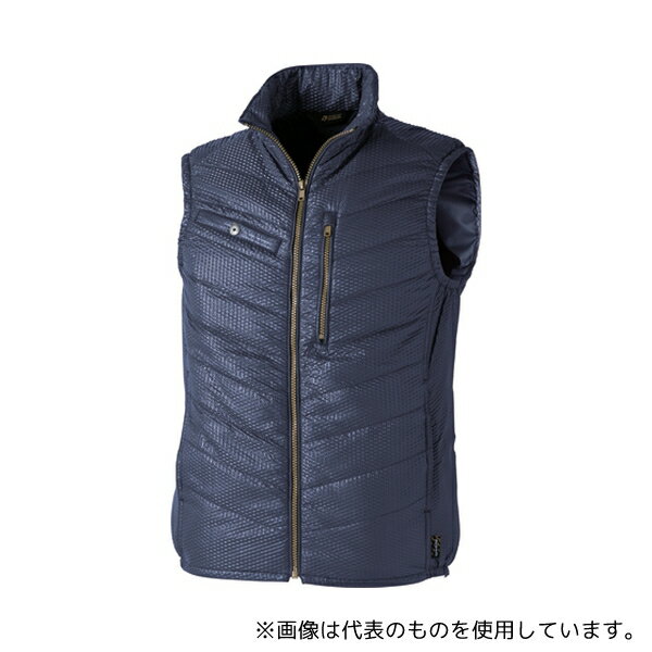 中国産業 #8882-811-6L エンボスベスト N ネイビー 6L