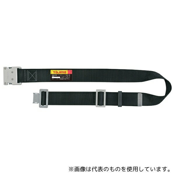 TJMデザイン(タジマツール) BWL145-BK 胴ベルト アルミワンタッチバックル L 黒