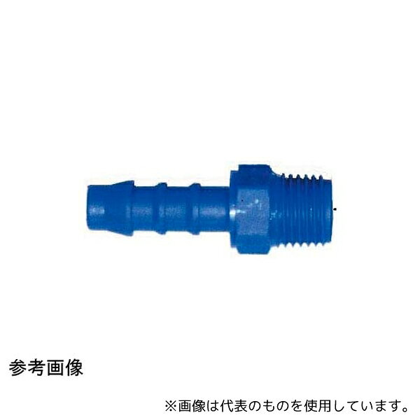 アズワン NHM-0406 TEFEN ナイロン66 タケノコ継手 オスストレート 4mm×R1/8