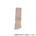 神戸生糸 3305 婦人ゆったり5本指すべり止めソックス ベーシュ