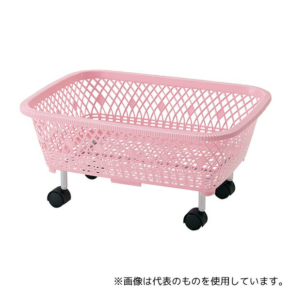 アズワン DP-5 脱衣カゴ ピンク 420×650×265mm