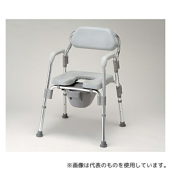 ●アズワン HT2097 トイレ椅子(折りたたみ式) 520×535×700〜800mm