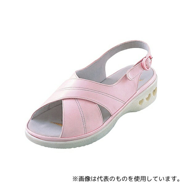 ビーウェル PN00202 パーフェクトナース(ナースシューズ) クロスバンド ピンク SS