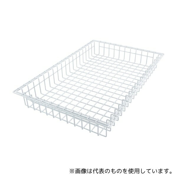 アズワン CB-75 オムツ交換車用 浅型ワイヤーバスケット