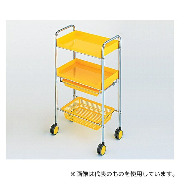 アズワン 11615 カラーセット台(C-161) イエロー 485×300×895mm