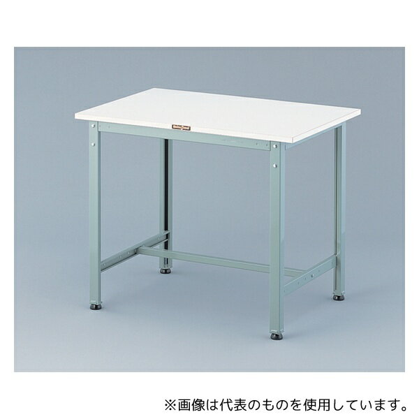 アズワン AE-1560 ポリ化粧板作業台 グリーン 1500×600×740mm [法人限定](4)