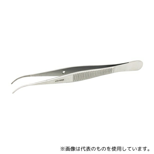 アズワン No.4 先曲り先細無鈎ピンセット 110mm