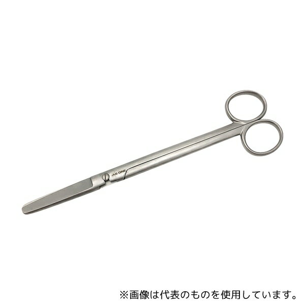 アズワン No.8 ハサミ直セン刀両鈍185mm 横はずし