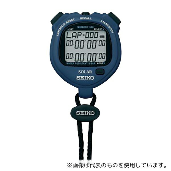 セイコー SVAJ005 デジタルストップウォッチ(ソーラー充電型) ブルー(4)